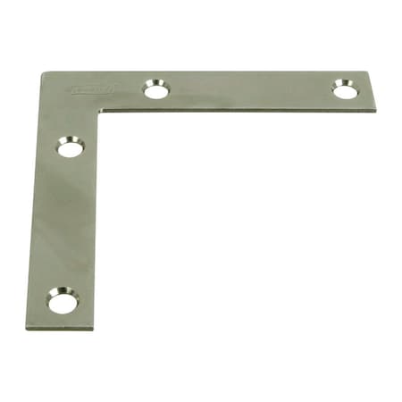 National Hardware National Hardware 3-1/2 in. H X 5/8 in. W X 0.07 in. D Zinc-Plated Steel Outside Corner Brace N114-025